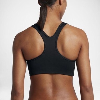 Maieu Nike Classic Swoosh Futura Medium-Support Dama Negrii Albi | PMHF-89536